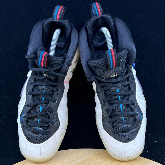 Nike Boys Little Posite Pro 644792-102 White Basketball Sneakers Sz 7y/ 8.5 W - Picture 11 of 12